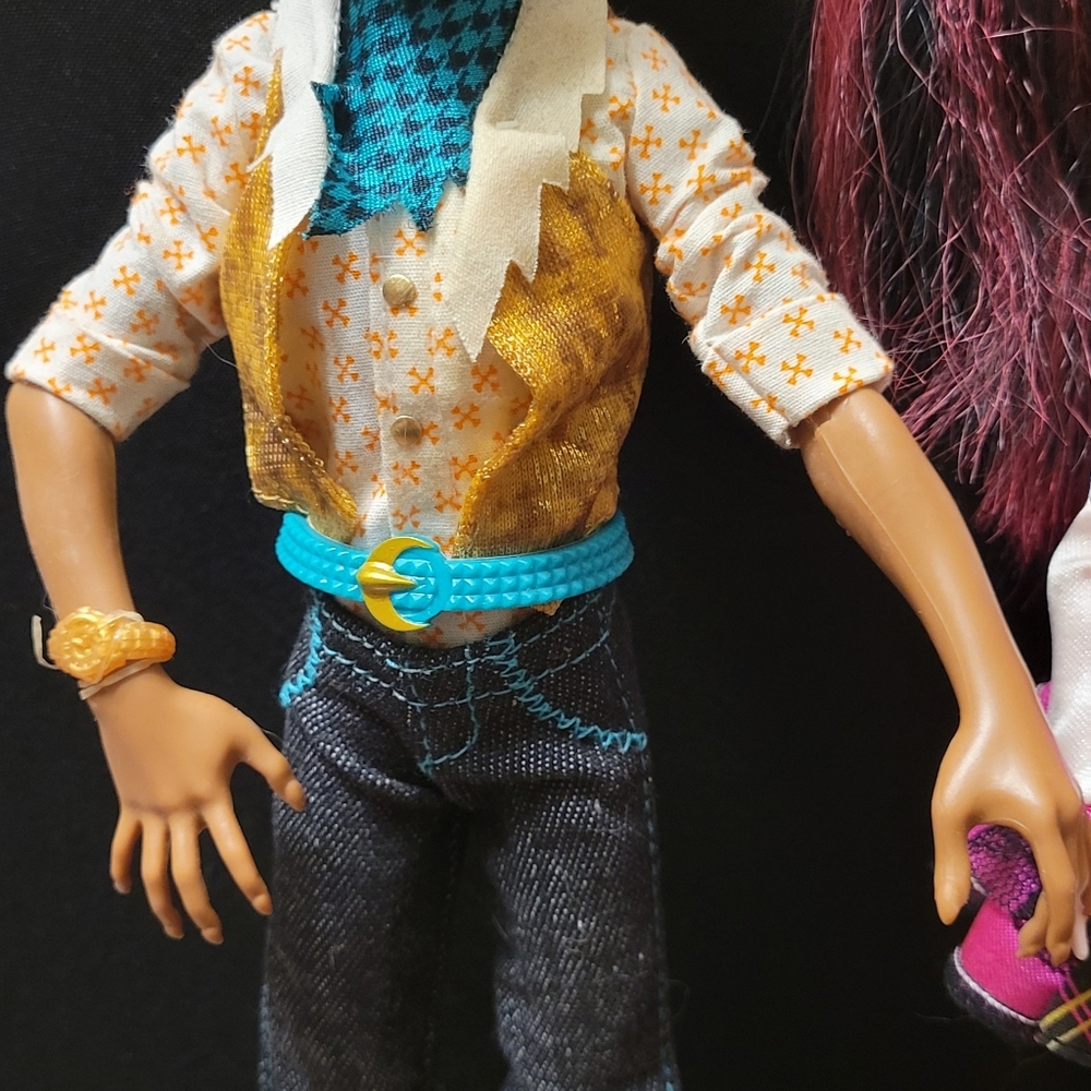 G1 Monster High Forbitten Love Draculaura & Clawd Wolf Only Displayed - Picture 14 of 16